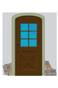 ドア 扉のイラスト素材